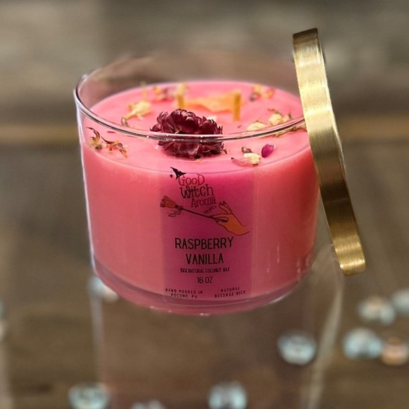 16oz Spring Scented Candles,2 Wick Homemade Coconut Soy Wax, hand poured candles - Picture 4 of 8